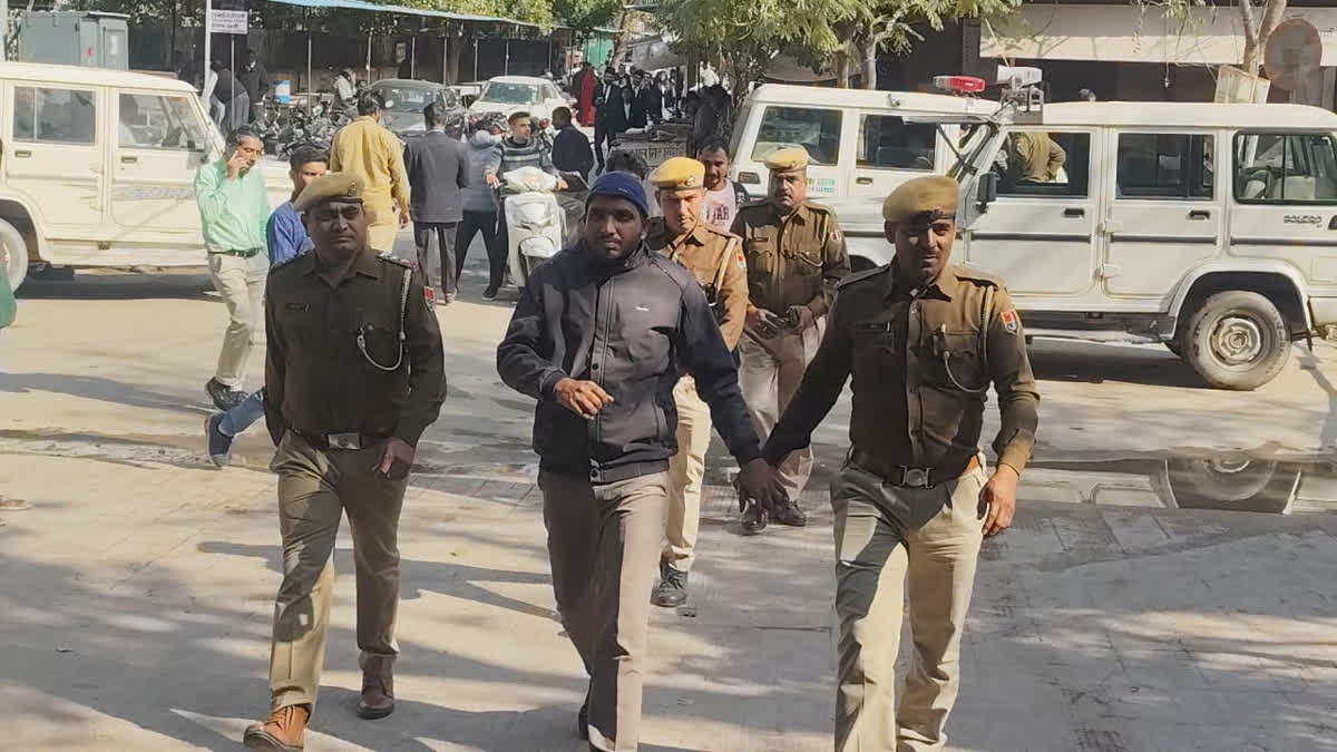 The accused is in police custody