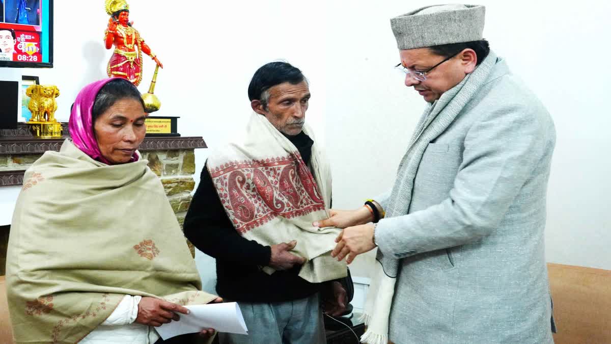 Ankita Bhandari Parents Met CM Dhami
