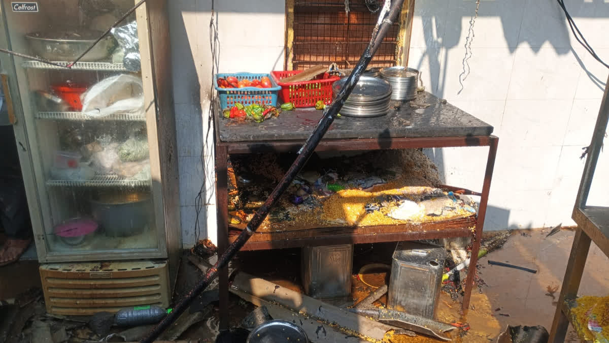 Gas Cylinder Explosion In Hotel