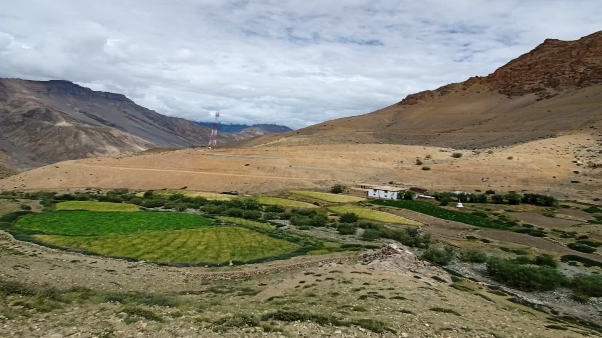 ಕಣಿವೆಯ ಮಧ್ಯೆ ಇರುವ ಮನೆ ಮತ್ತು ಜಮೀನು
