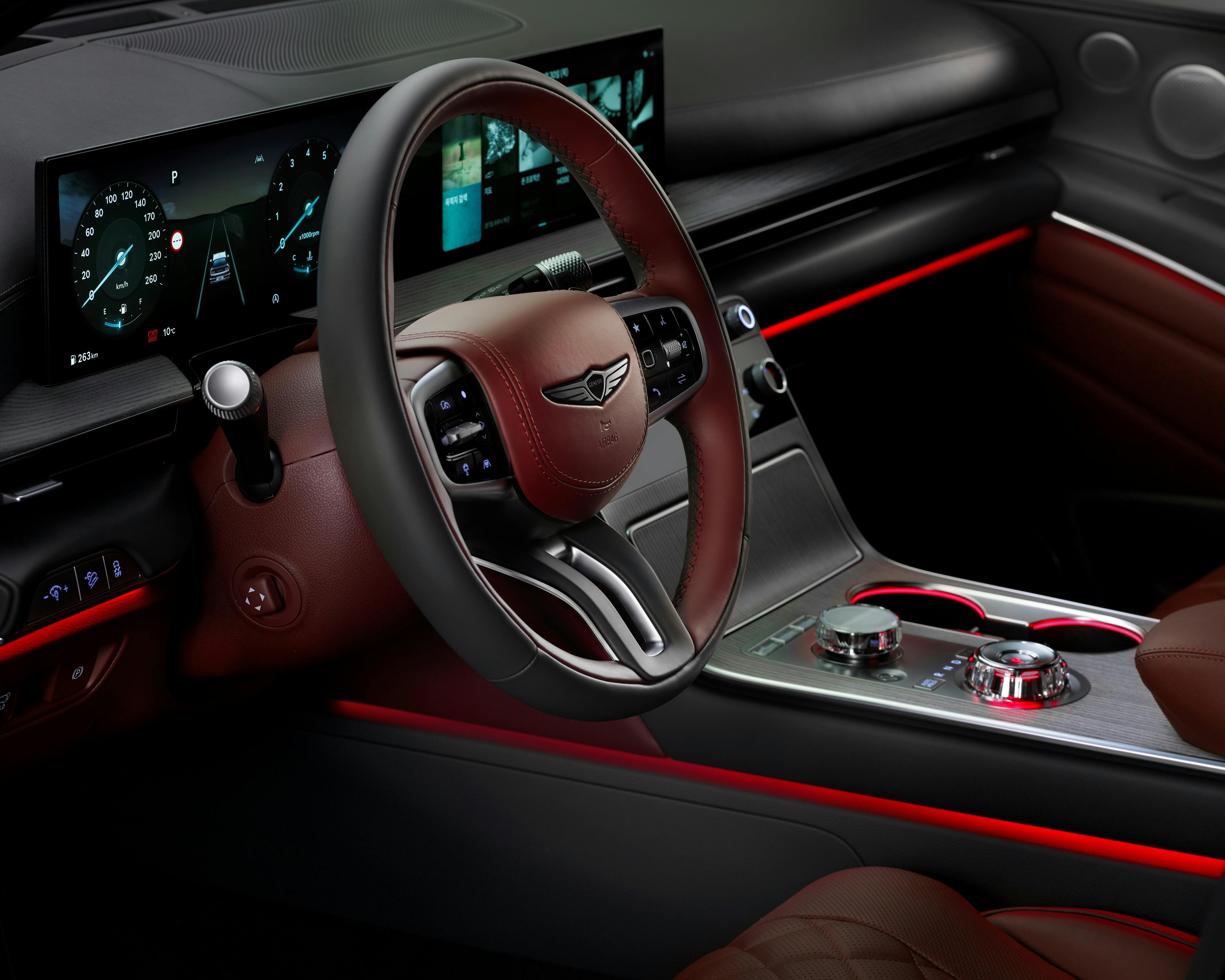 காரின் உள்பகுதி