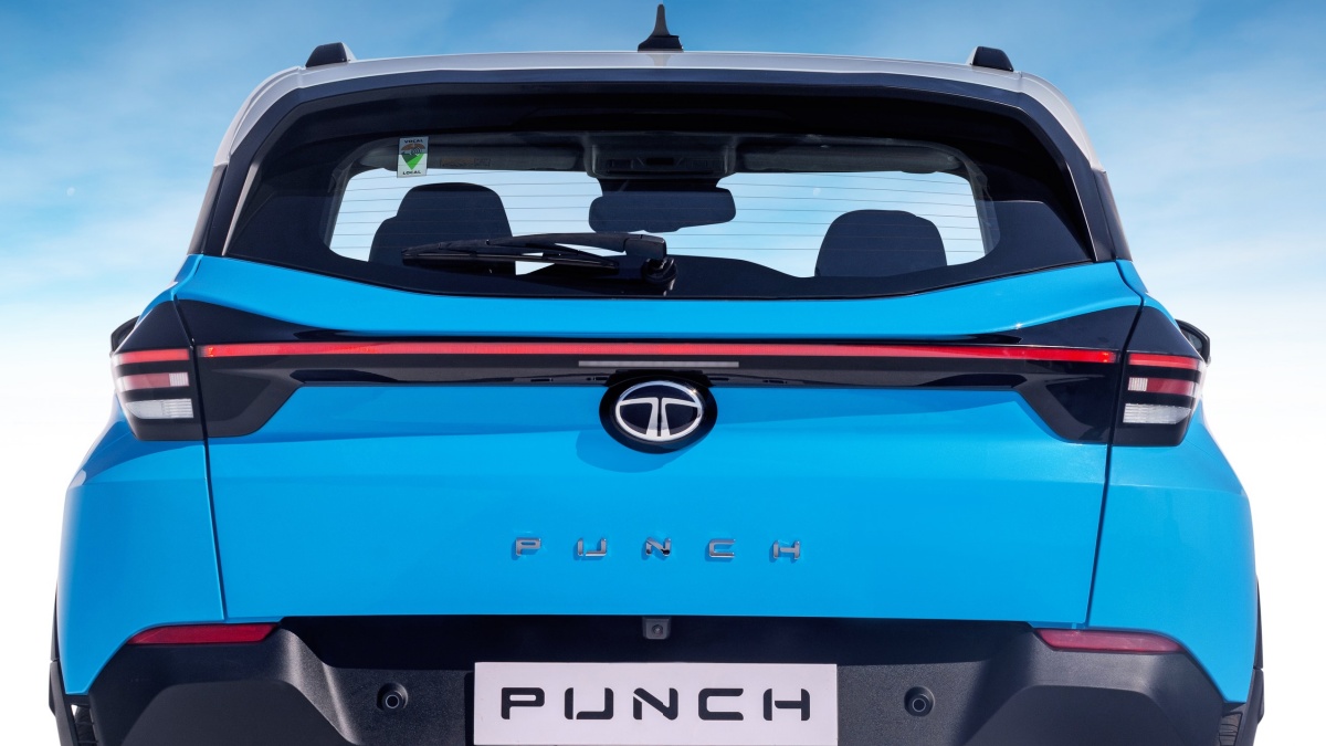2026 Tata Punch's Rear Profile