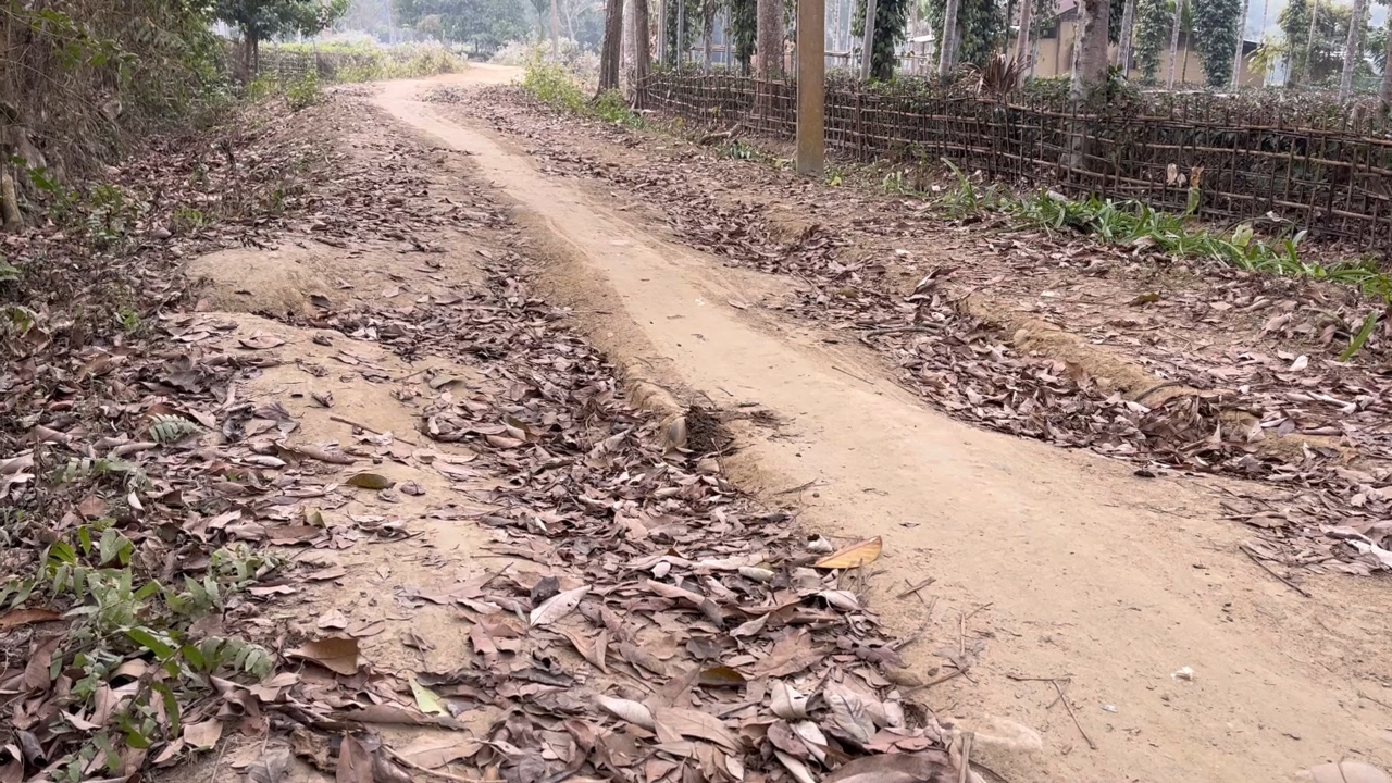 Poor road condition in Kowang people demand construction of the local road