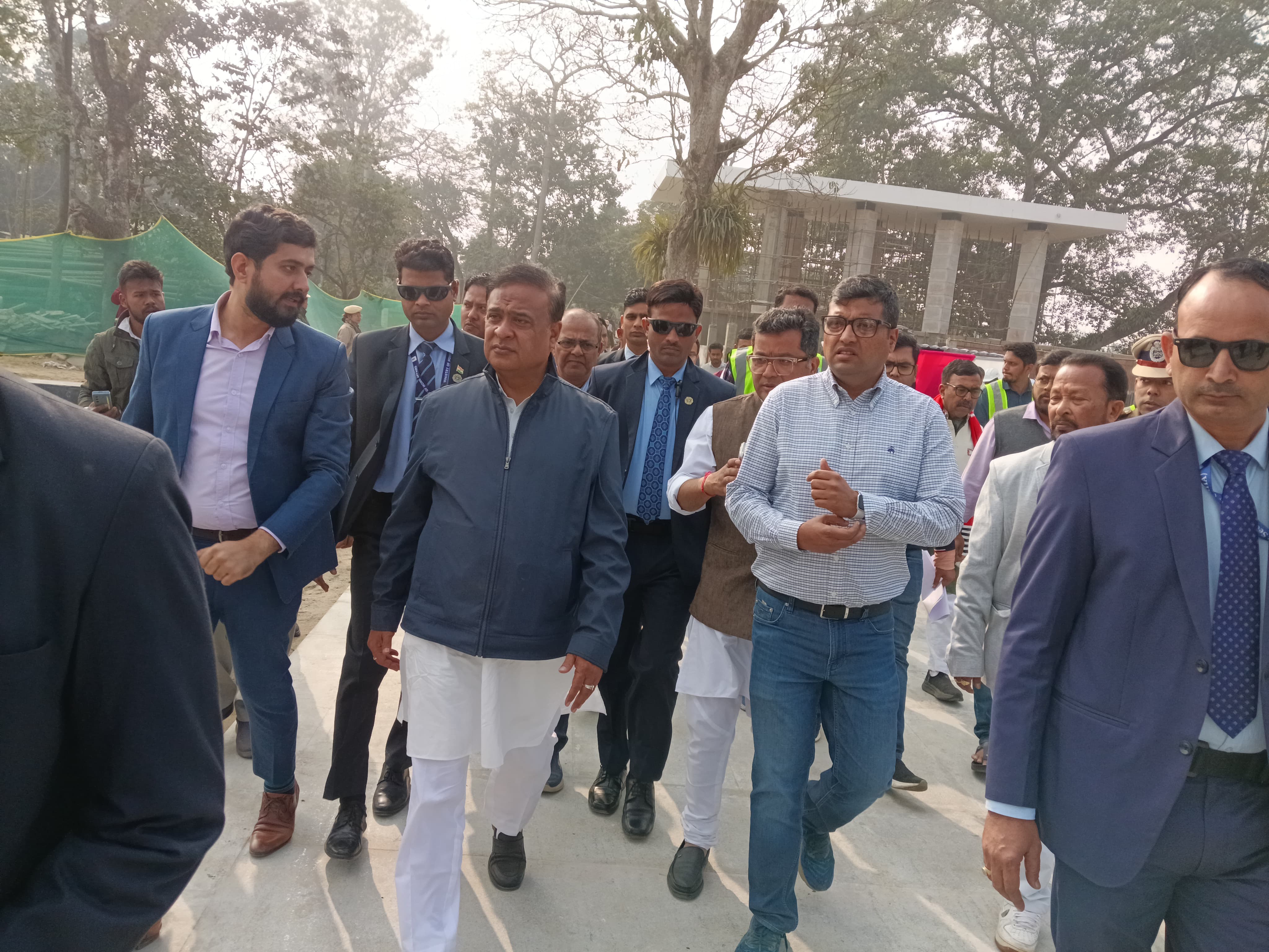 Chief Minister visits Independence Memorial Park in Jorhat