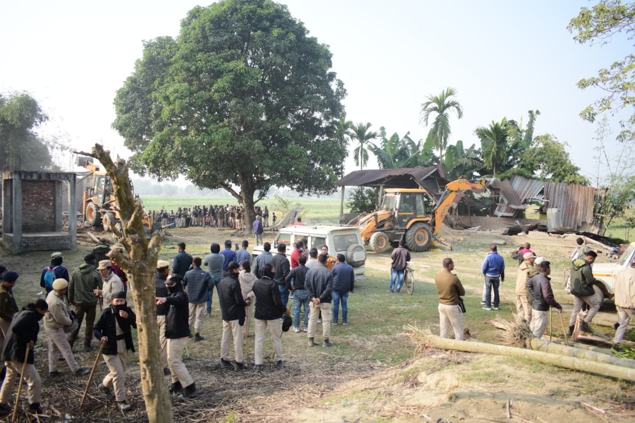 Completes eviction drive