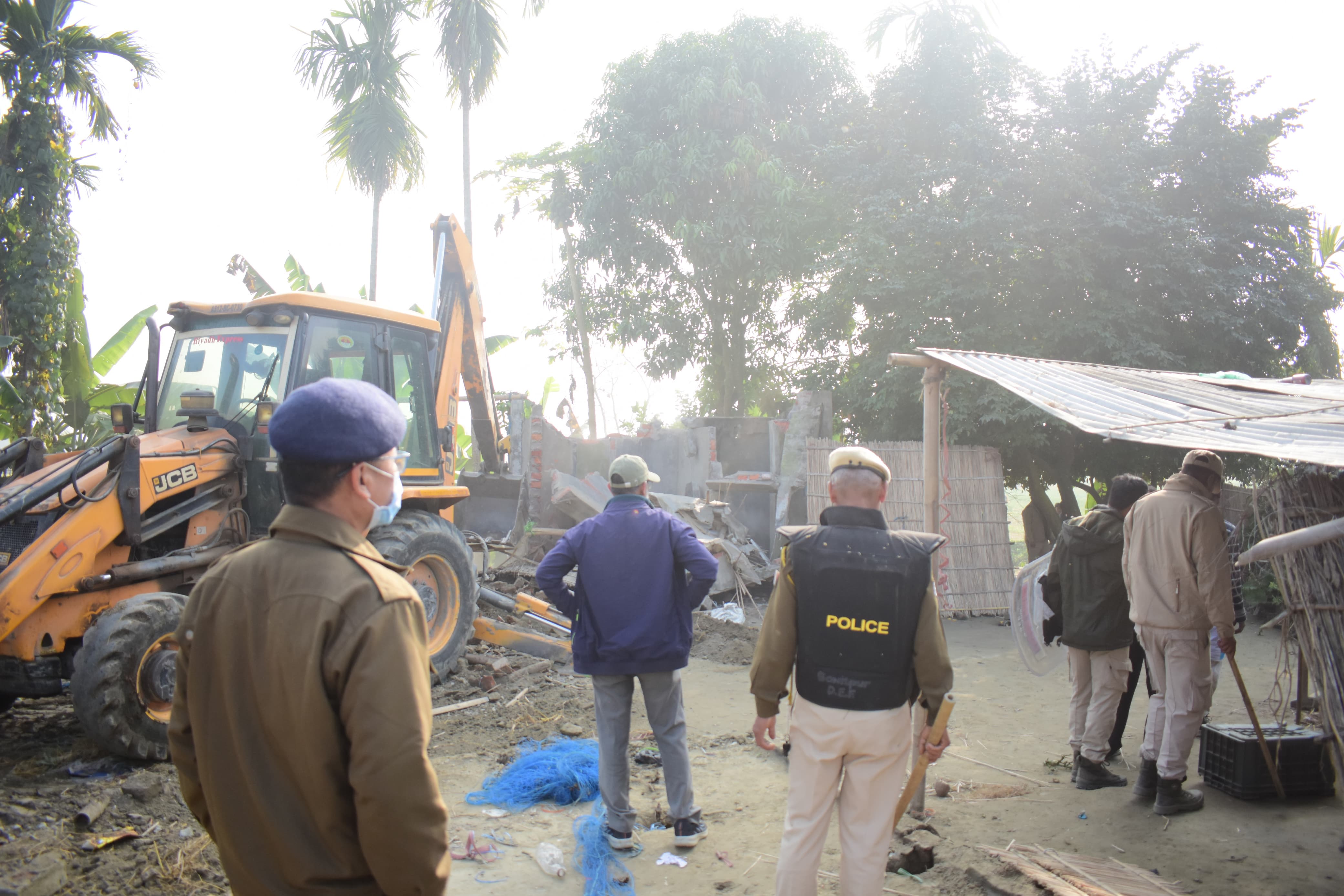 Completes eviction drive