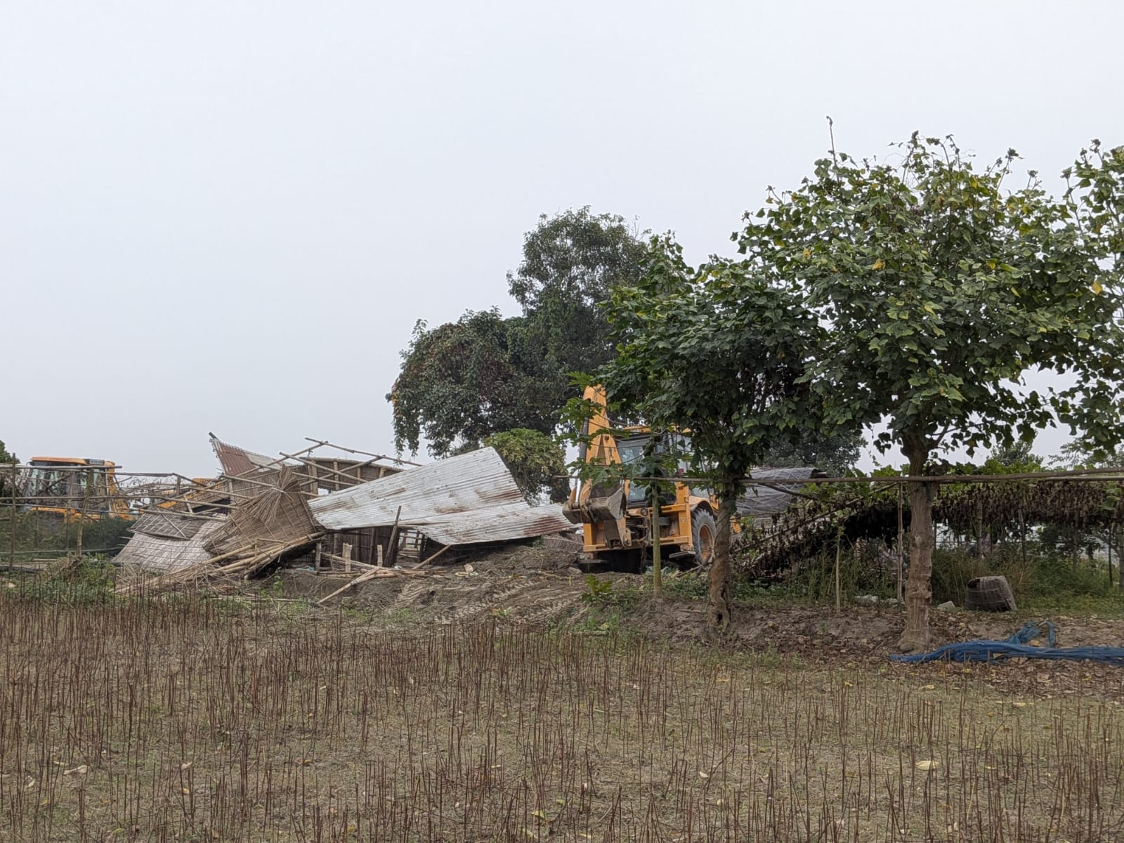 Completes eviction drive