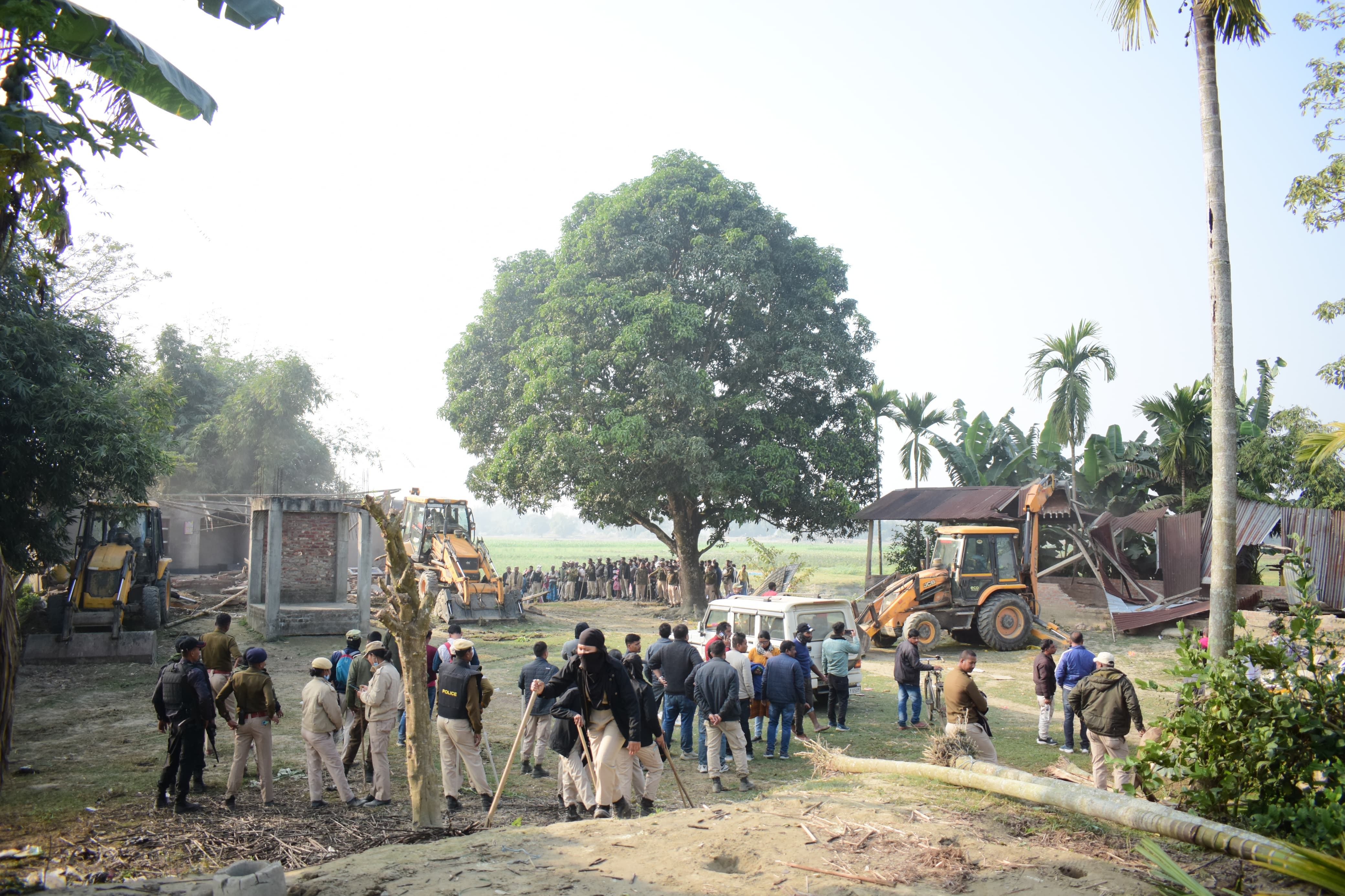 Completes eviction drive