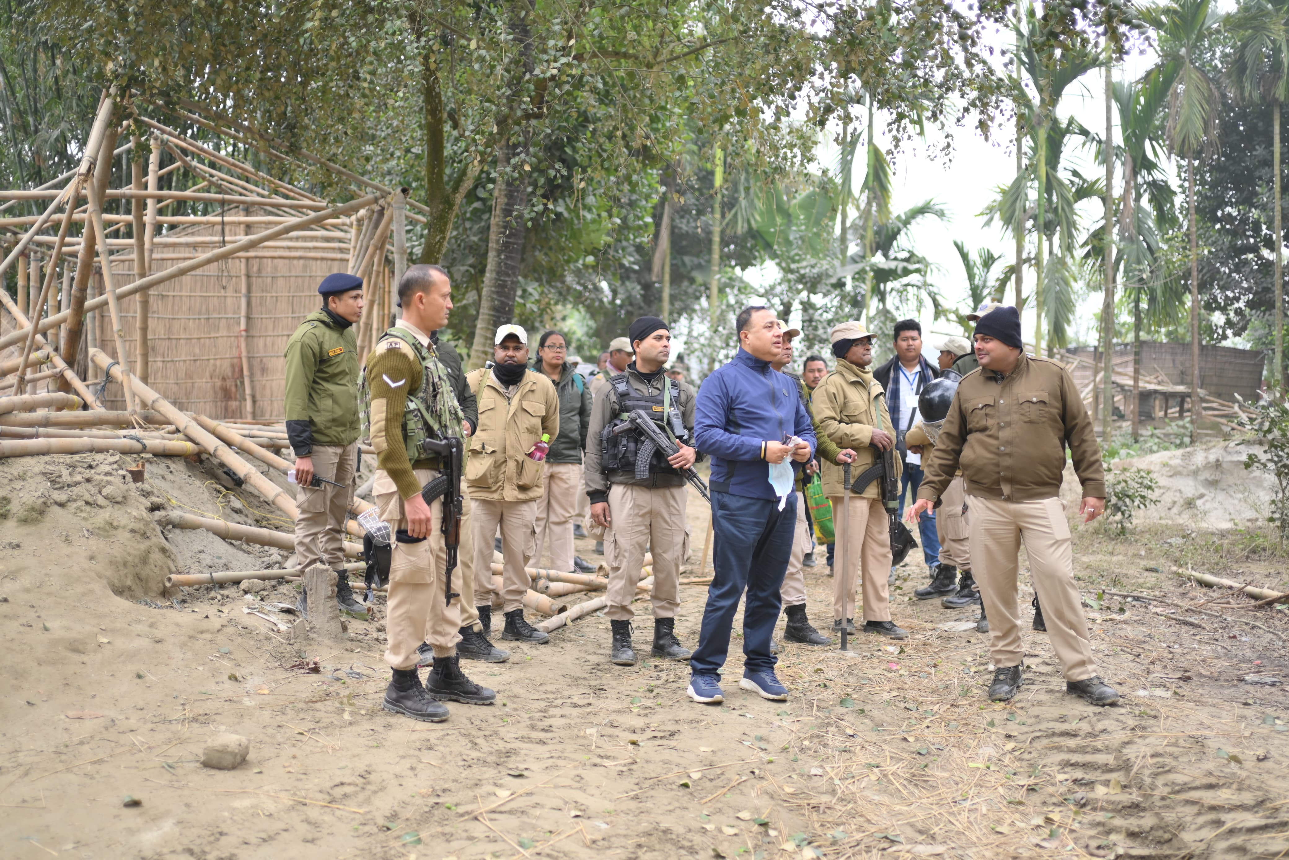 Completes eviction drive