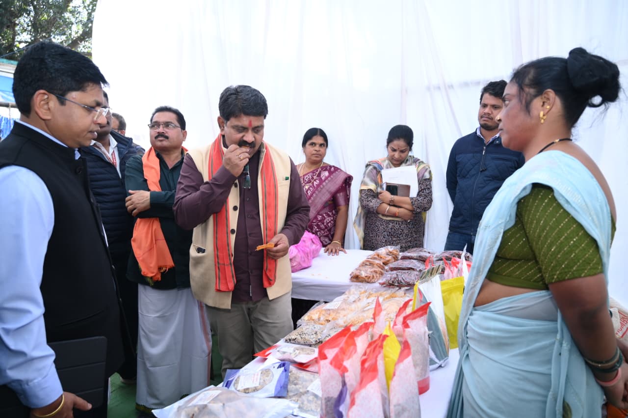 Deputy CM Vijay Sharma Bijapur Visit