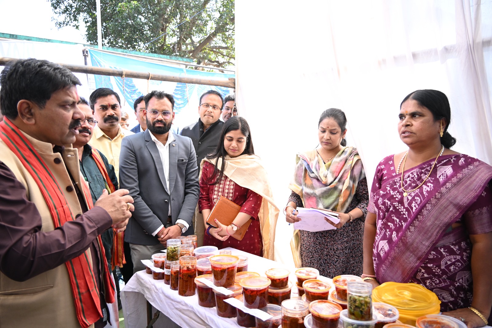 Deputy CM Vijay Sharma Bijapur Visit