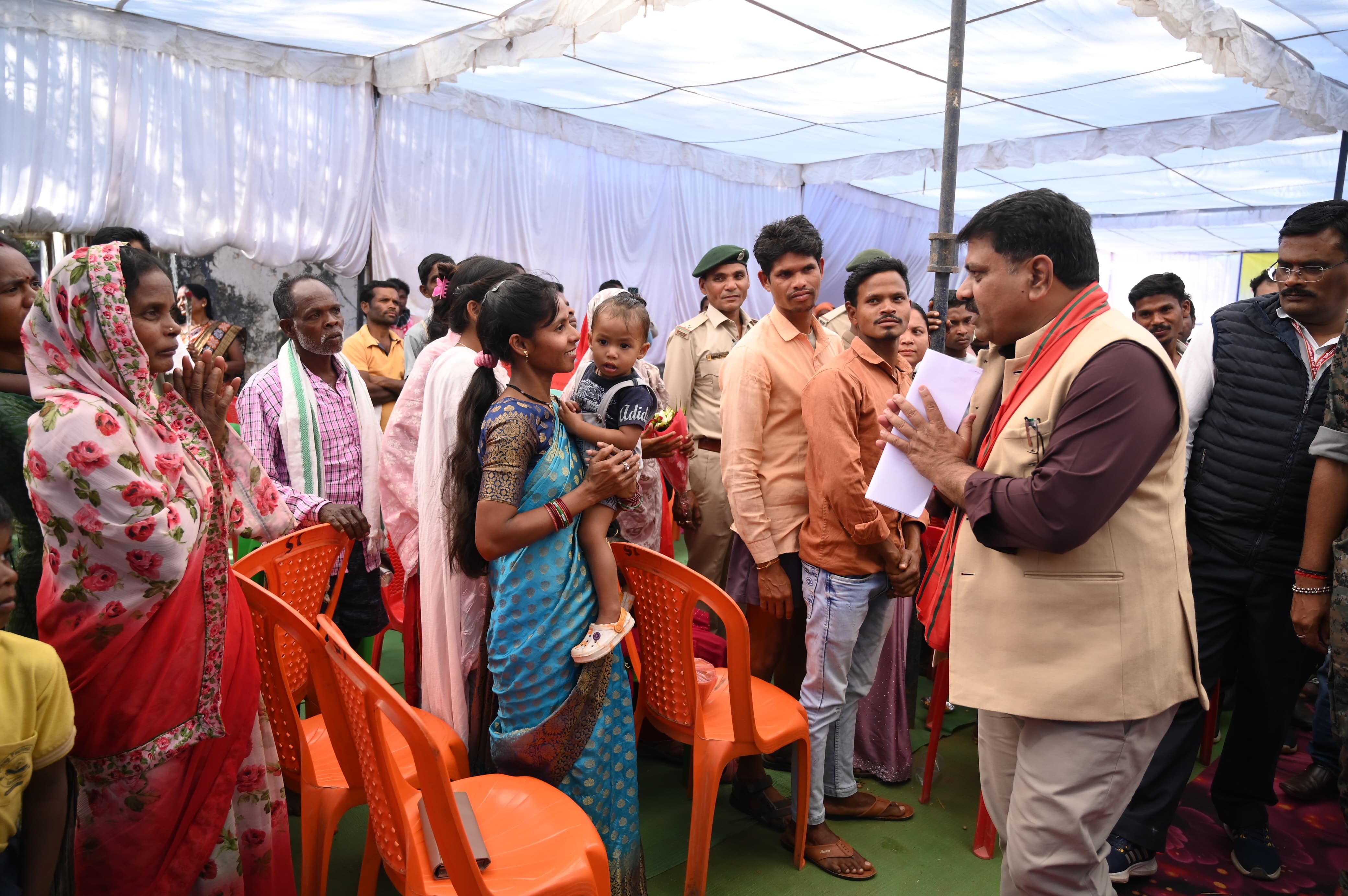 Deputy CM Vijay Sharma Bijapur Visit