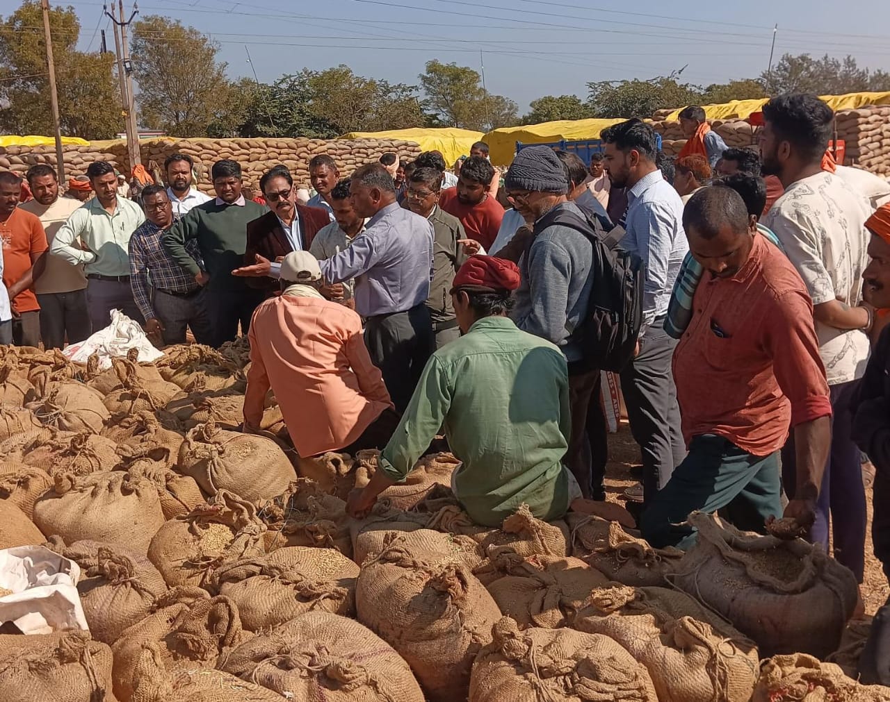 Non standard paddy seized