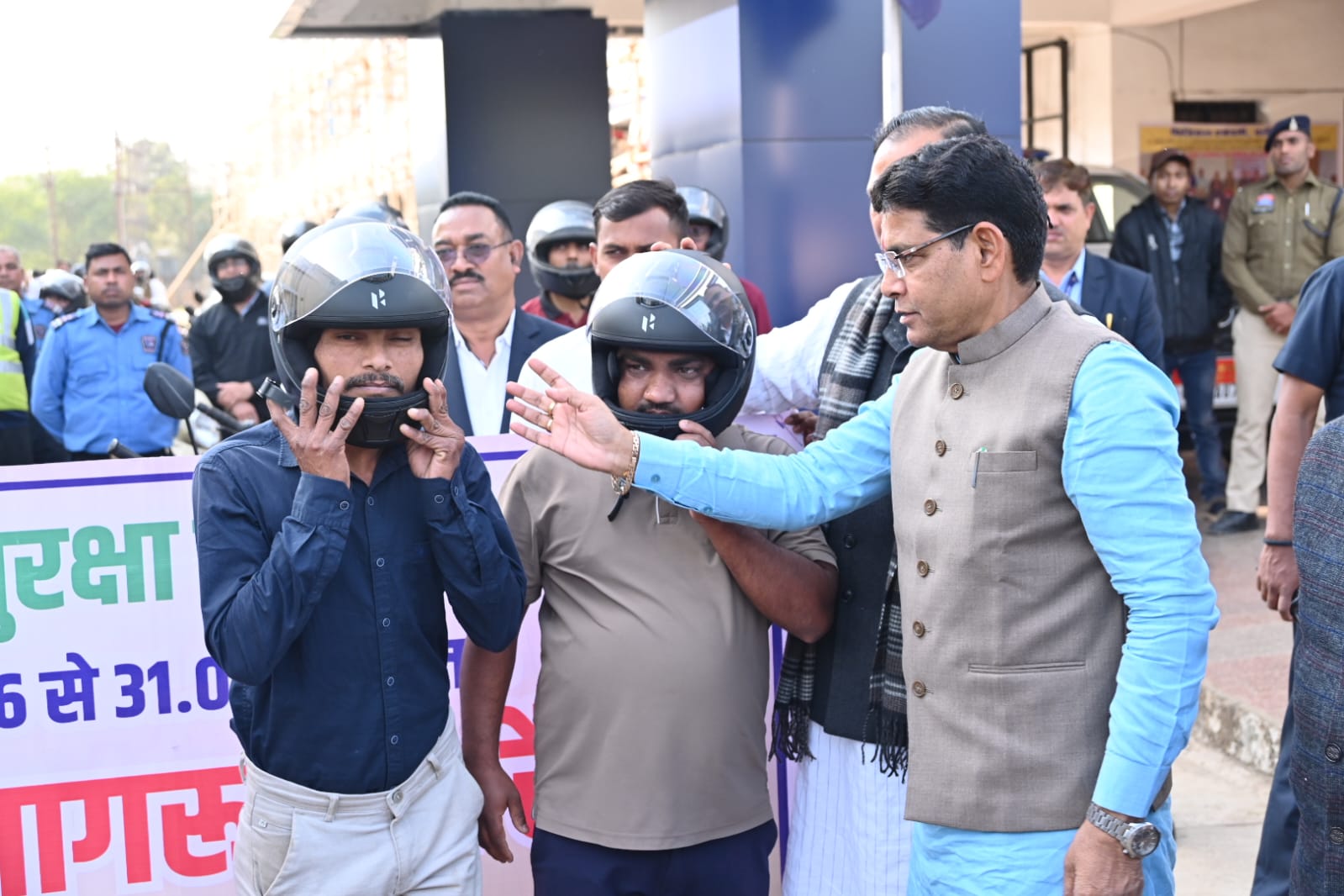 Balodabazar Helmet Awareness Rally