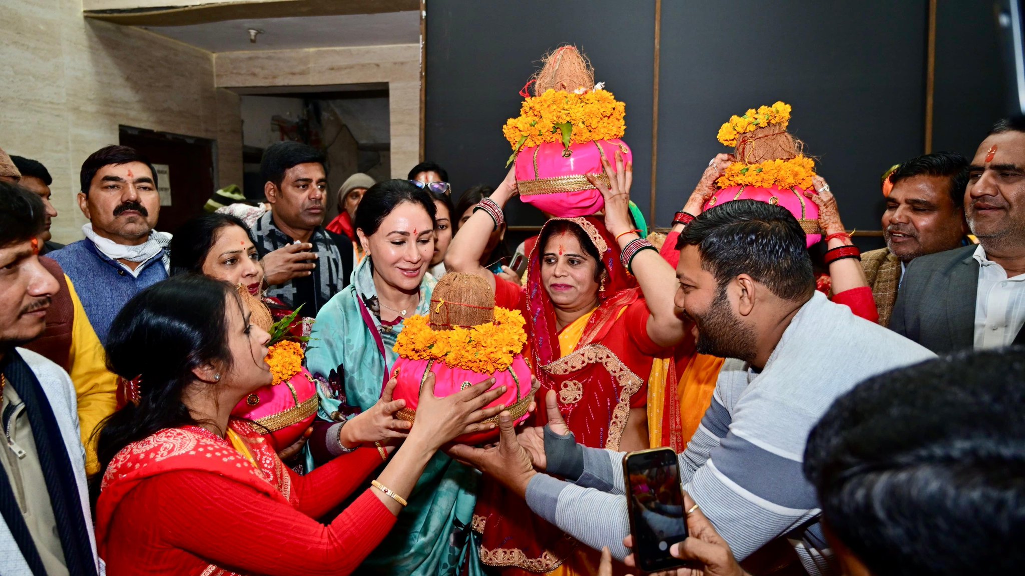 उपमुख्यमंत्री दीया कुमारी ने कलश यात्रा को रवाना किया