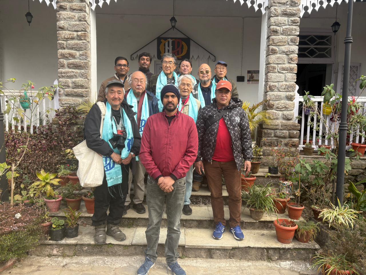 A Groups of Japanese tourists