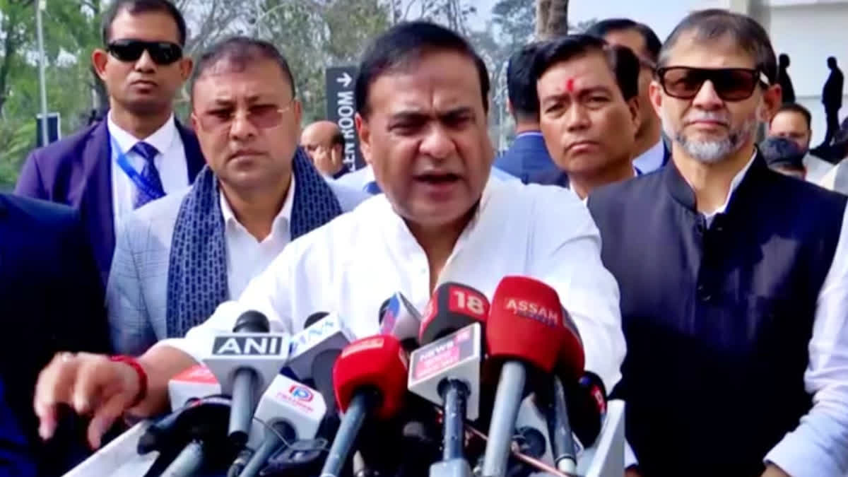 CM Himanta Biswa Sarma in Guwahati