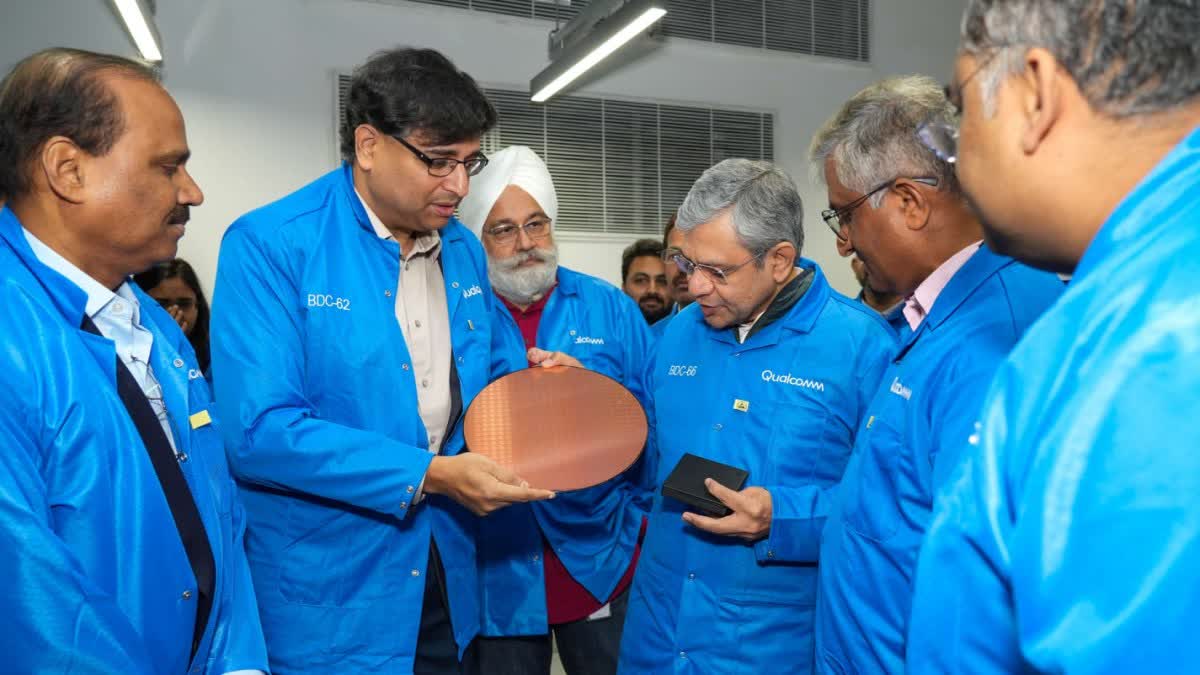 UNION MINISTER ASHWINI VAISHNAW  SEMICON ROADMAP  ಹೈಟೆಕ್ 2 ನ್ಯಾನೋಮೀಟರ್ ಚಿಪ್  BENGALURU NANOMETRE QUALCOMM CHIP