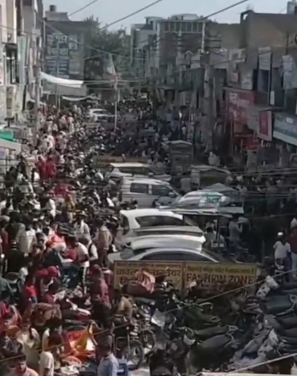 TRAFFIC CONGESTION IN HISAR