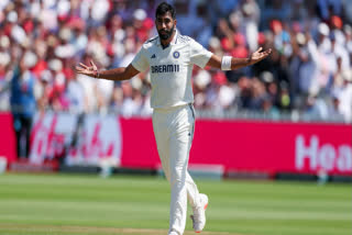 FILE- India’s pace spearhead Jasprit Bumrah