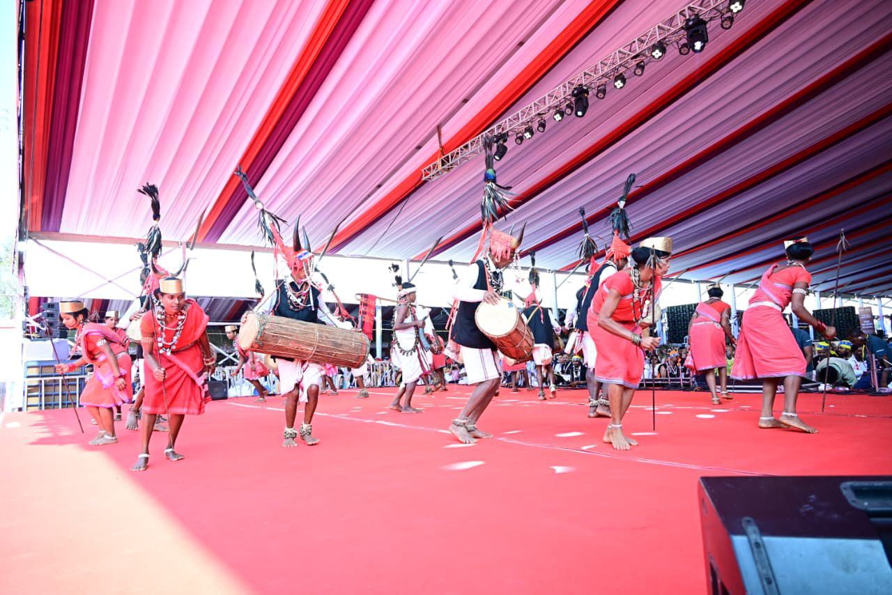 President Murmu In Bastar Pandum