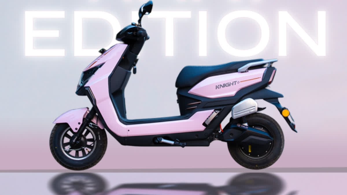 On Women's Day, Zelo has launched the Knight+ Rani Edition electric scooter, which is a limited edition.