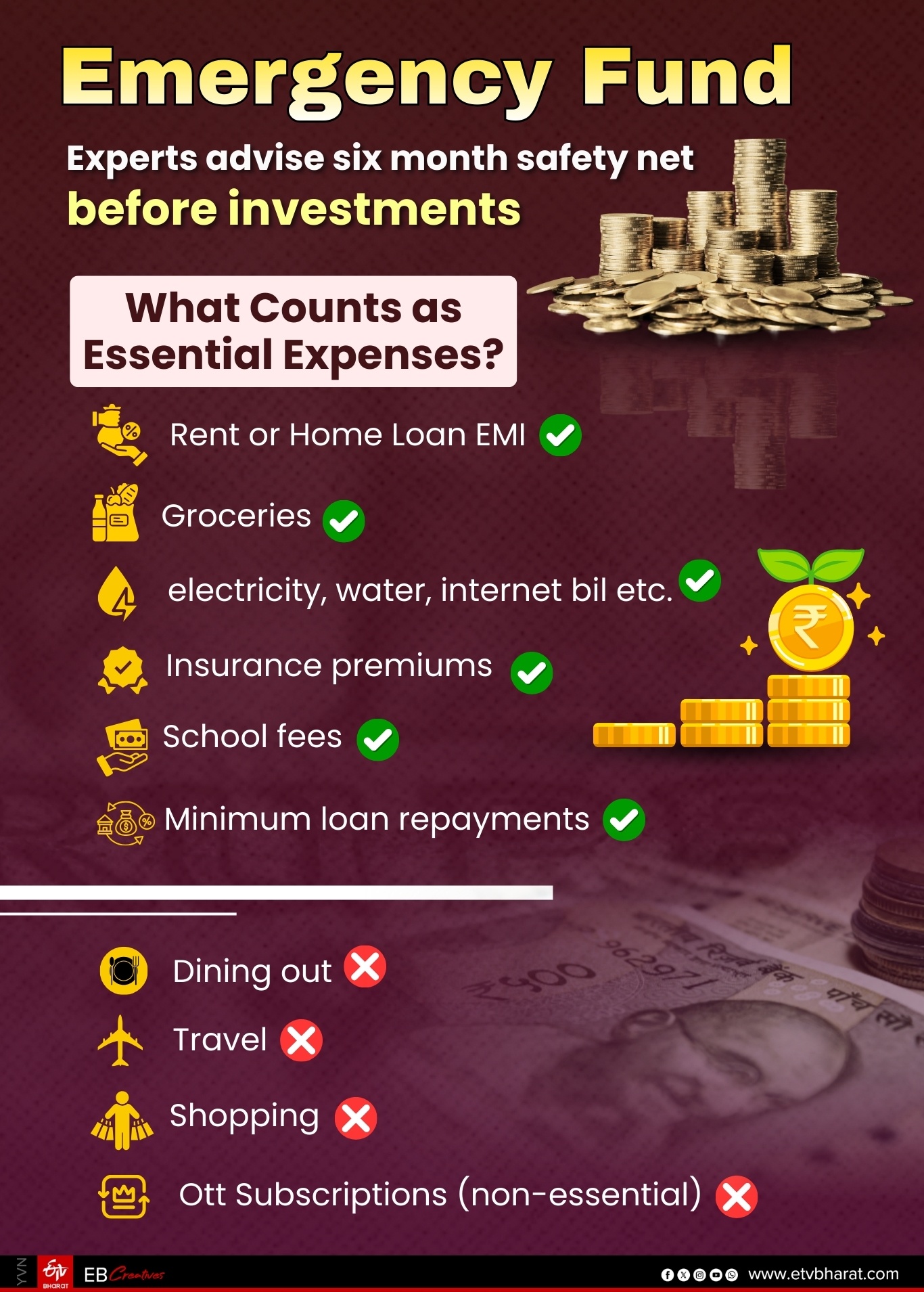 A look at the highlights of the Emergency funds