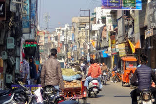 File- A view of the street in Patiala district in Punjab.