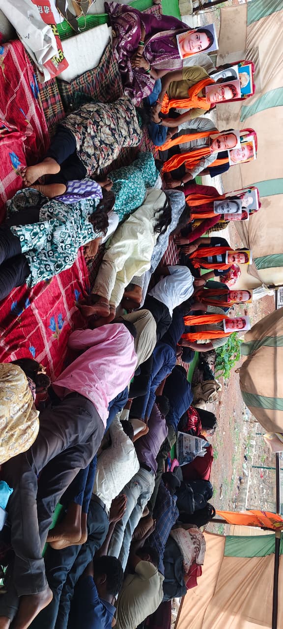 DEd candidates unique protest