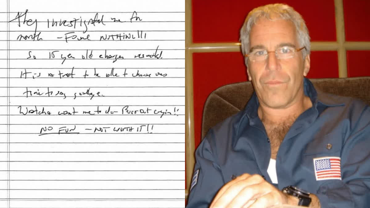 JEFFREY EPSTEIN CASE UPDATES  US DEMOCRATS ON EPSTEIN FILES  US FEDERAL LAW  US COURT RELEASES SUICIDE NOTE