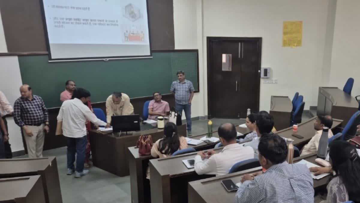 During a training session for census