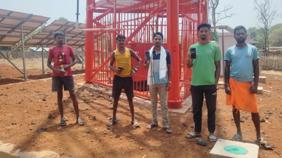 नो सिग्नल वाले जोन में पहली बार बजी फोन की घंटी, अबूझमाड़ के टाहकाडोंड में मोबाइल  टावर लाएगा डिजिटल क्रांति