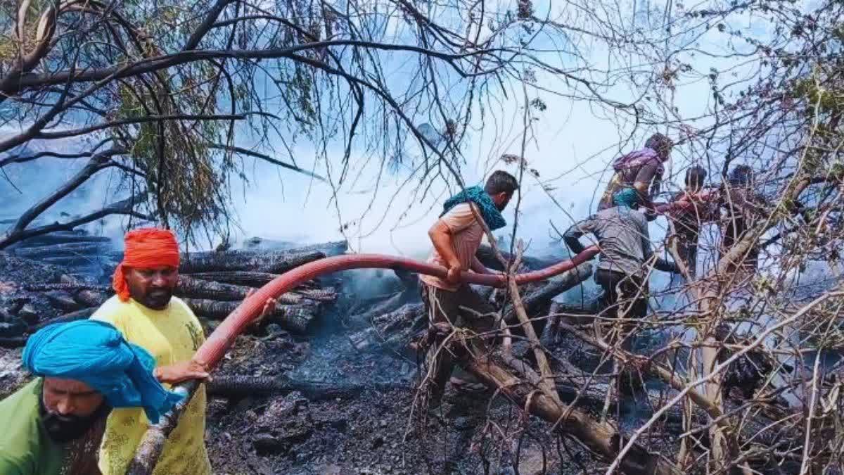 Massive fire breaks out in Barnala