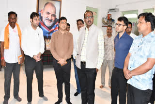 DM ने निर्माणाधीन कन्वेंशन सेंटर का किया निरीक्षण