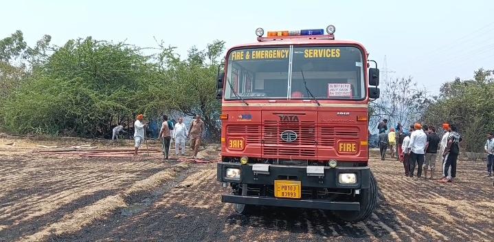 Massive fire breaks out in Barnala