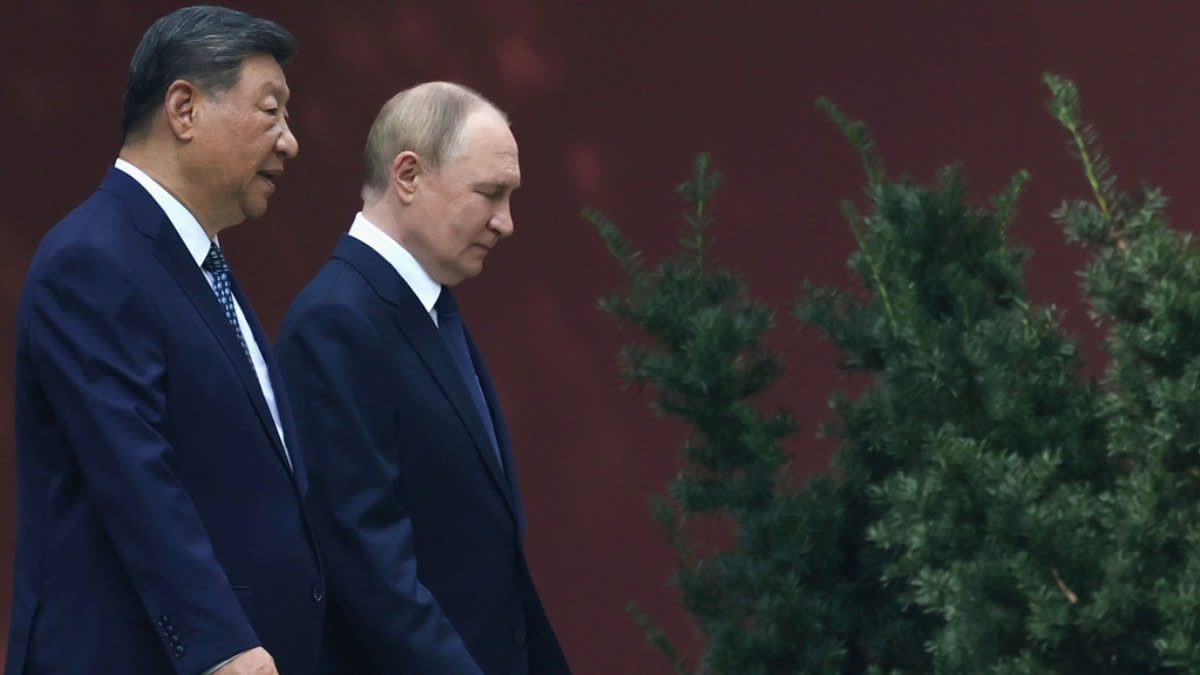 Chinese President Xi Jinping and Russian President Putin