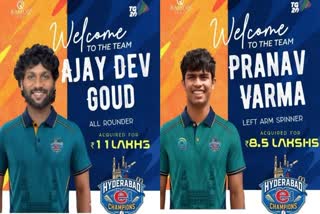 அஜய் தேவ் கவுட் மற்றும் பிரணவ் வர்மா ஏலத்தில் எடுக்கப்பட்ட விபரம்