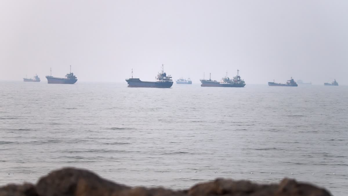Oman coast ship fire  Ayatollah Khamenei funeral Qom  Strait of Hormuz  Coast Of Oman