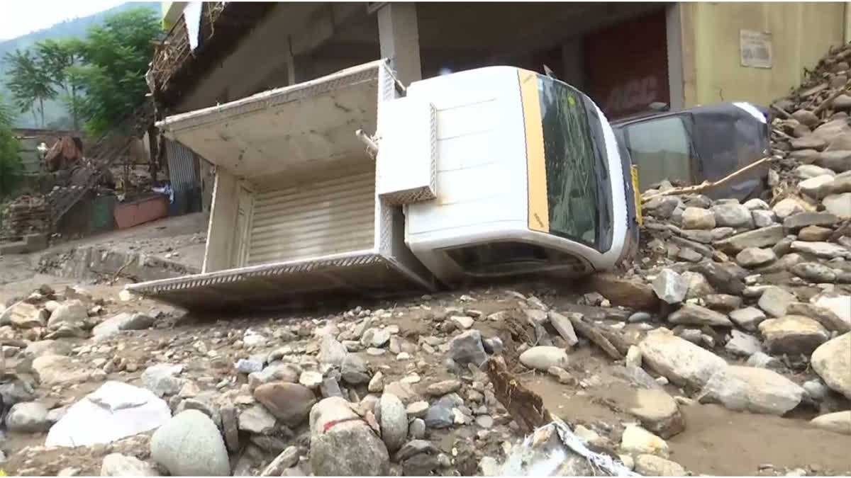 J-K: Several houses, shops buried under debris after heavy rainfall triggers landslide in upper reaches of Doda