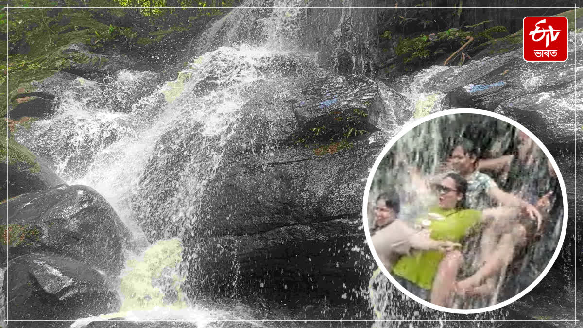Tegheria Waterfall in Dimeria has become one of the major attractions for tourists