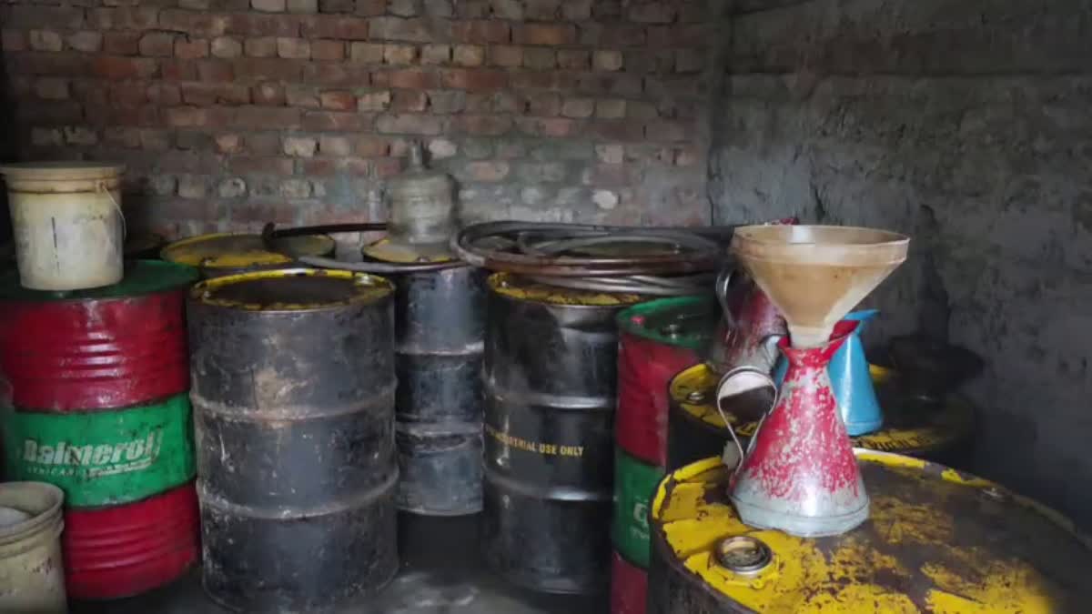 Adulterated petrol