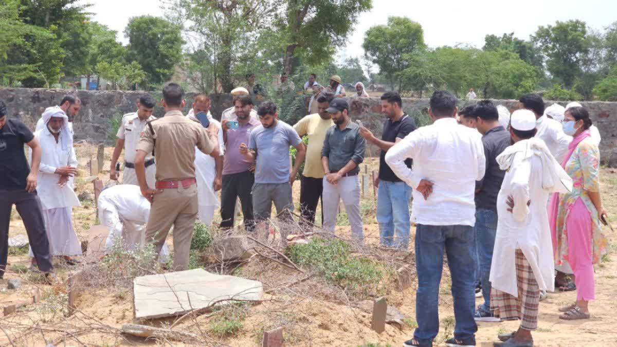 CHILD BODY EXHUMED NUH