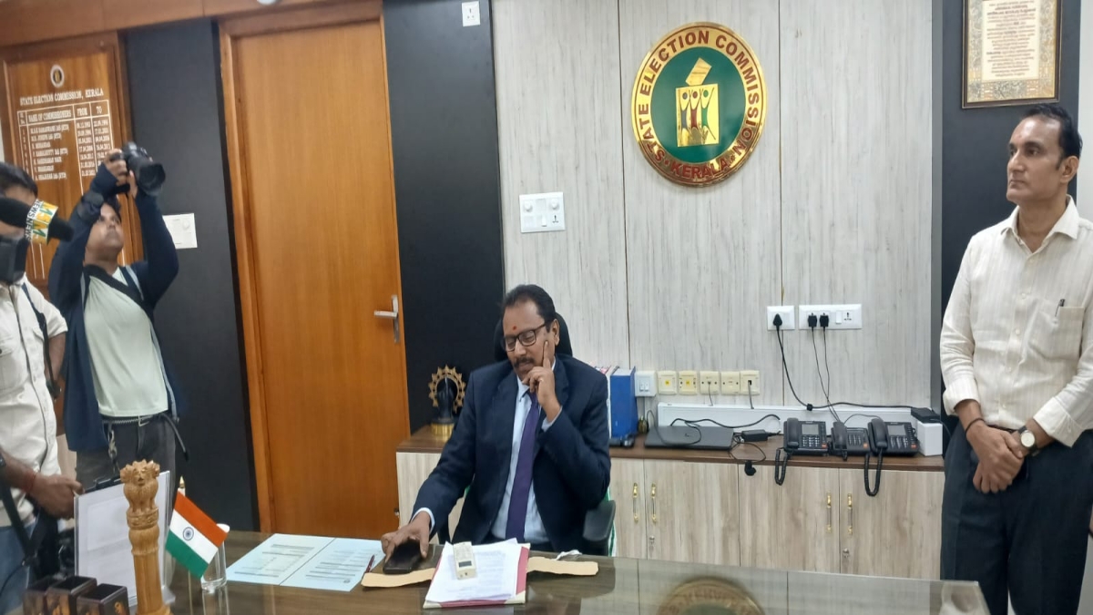 STATE ELECTION COMMISSIONER  KERALA STATE  N SESHADRINATHAN  NEW COMMISSIONER
