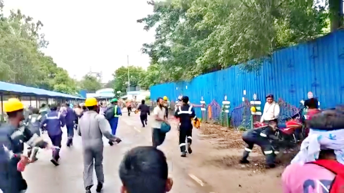 REFINERY WORKER DEATH PROTEST BIHAR