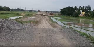 Jagatsinghpur administration lodged FIR against officials associated with NH55 project alleged poor quality construction work