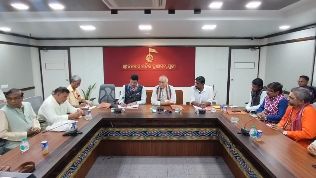 Gajapati Maharaja pressmeet