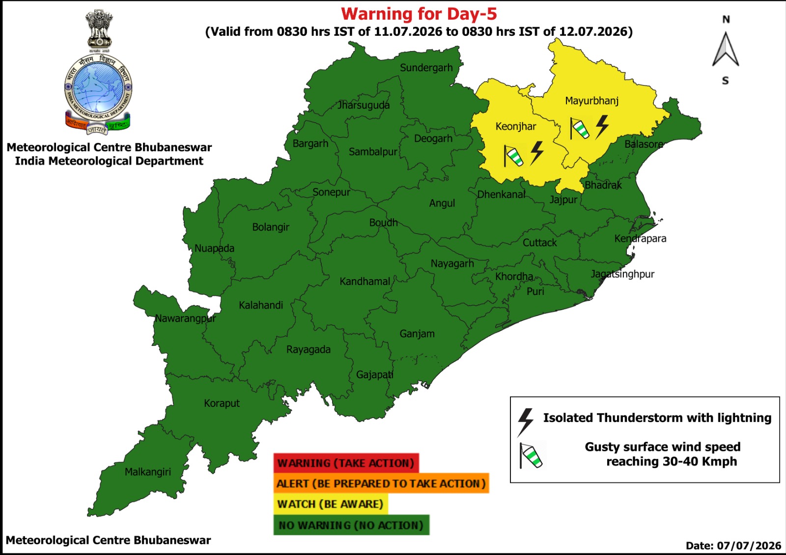 IMD rain alert Depression weakening rainfall to decrease fisherman warning to avoid sea