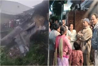 Mussoorie house collapsed