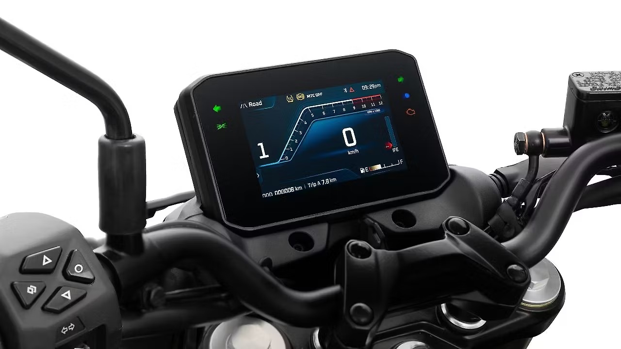 Instrument cluster of the new Bajaj Pulsar N160 series