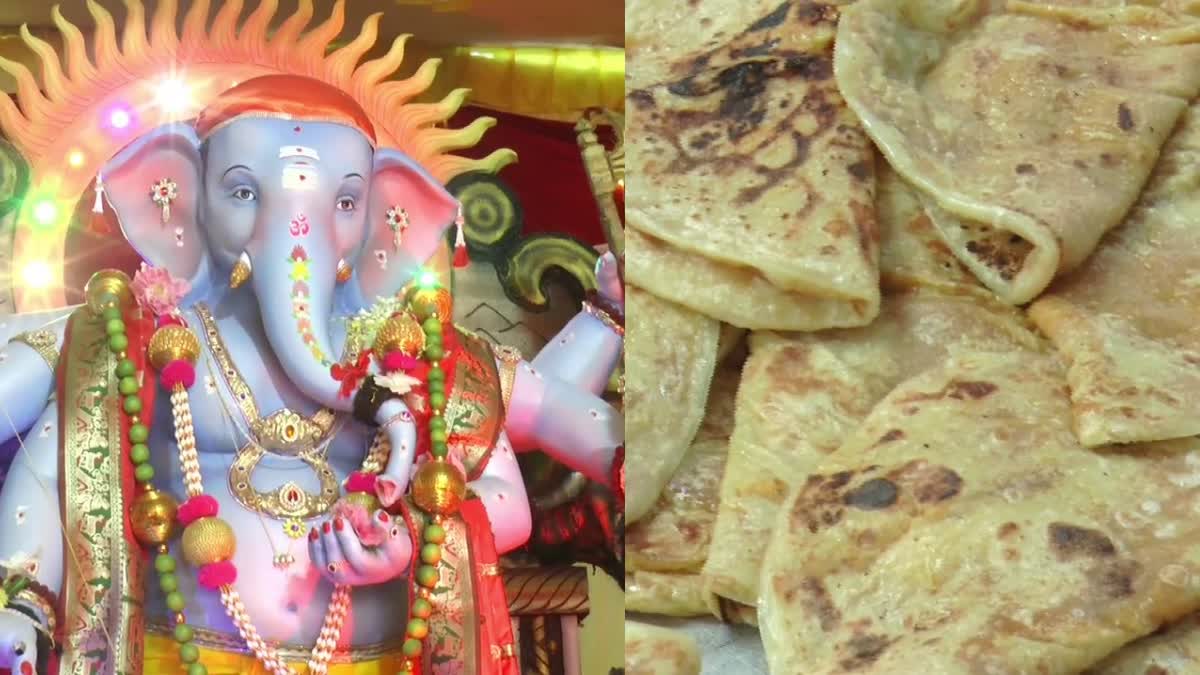 ganapati-mandali-distributed-holige-food-to-devotees-instead-of-dj